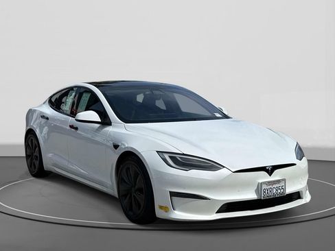 Used 2021 Tesla Model S Plaid AWD/4WD image 3