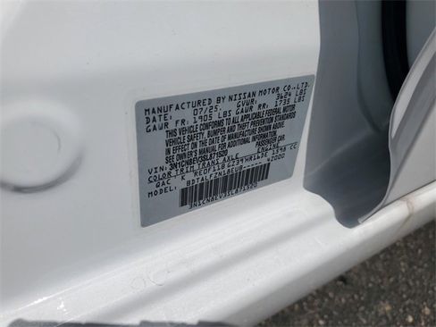 New 2025 Nissan Versa SV w/ Trunk Package image 16