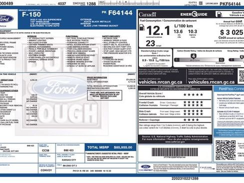 Used 2023 Ford F150 Lariat w/ Equipment Group 502A High image 14