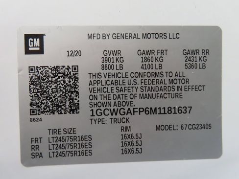 Used 2021 Chevrolet Express 2500 Work Van w/ Driver Convenience Package image 50