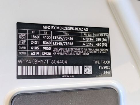 New 2026 Mercedes-Benz Sprinter 144 Cargo image 13