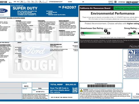 Used 2024 Ford F350 XL w/ Snow Plow Prep Package image 53