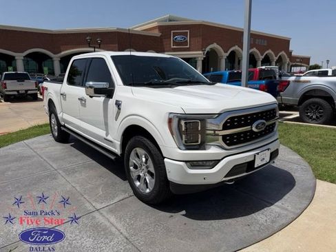 Certified 2021 Ford F150 Platinum w/ Equipment Group 701A High AWD/4WD image 1