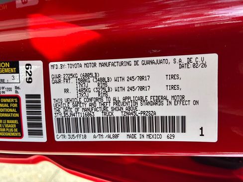 New 2026 Toyota Tacoma SR5 image 45