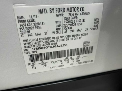 Used 2018 Ford Explorer Sport w/ Equipment Group 401A AWD/4WD image 21