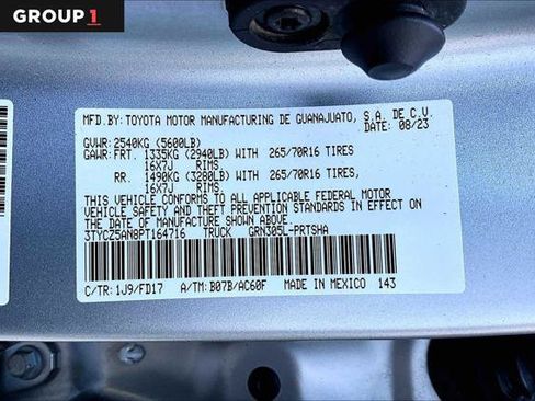 Certified 2023 Toyota Tacoma TRD Off-Road AWD/4WD image 37