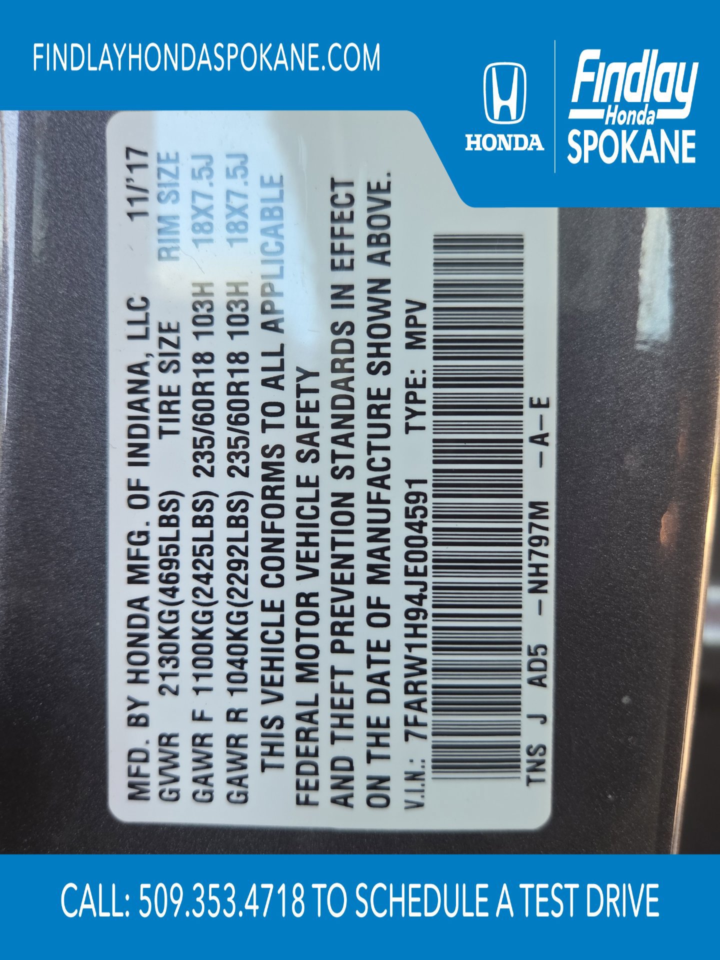 Used 2018 Honda CR-V Touring image 24