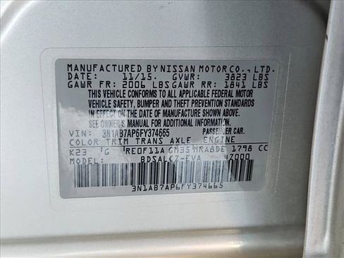 Used 2015 Nissan Sentra S FWD image 22