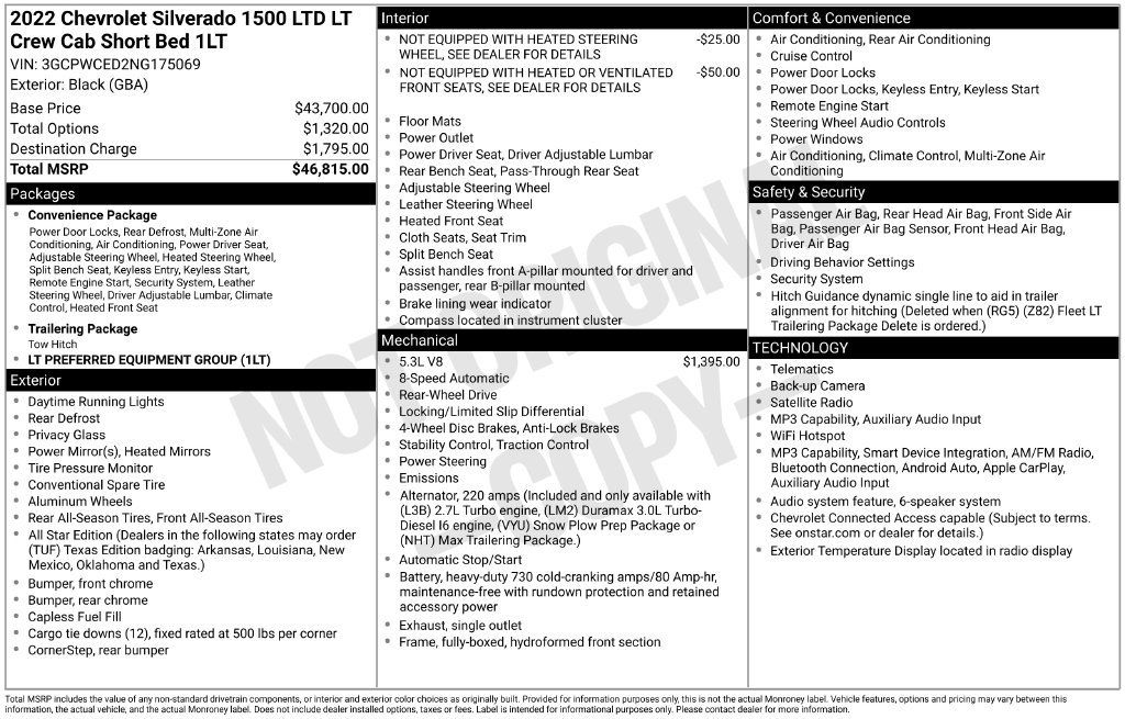 Used 2022 Chevrolet Silverado 1500 LT RWD image 6