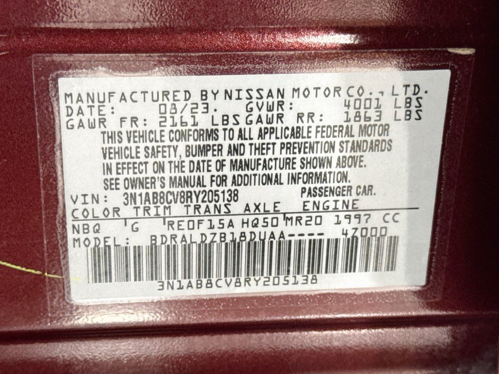 Used 2024 Nissan Sentra SV w/ All-Weather Package FWD image 33