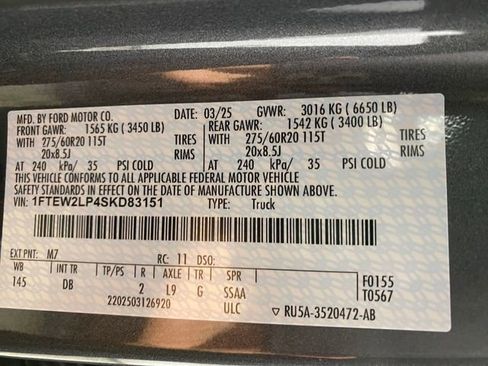 Used 2025 Ford F150 STX w/ Equipment Group 200A image 30