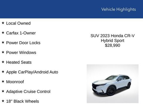 Used 2023 Honda CR-V Sport image 2