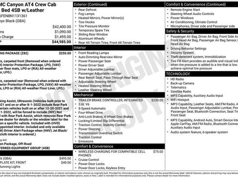 Used 2022 GMC Canyon AT4 w/ Trailering Package image 4