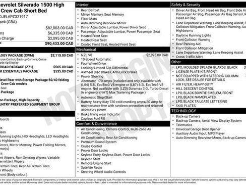 Used 2023 Chevrolet Silverado 1500 High Country w/ Technology Package image 21