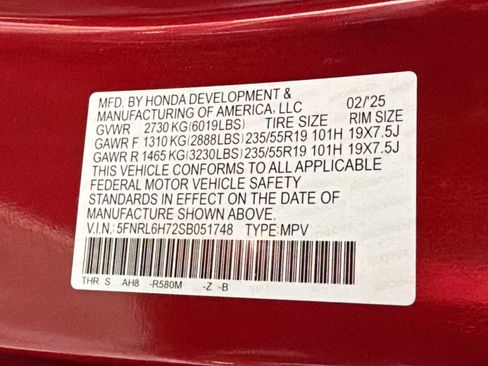 Used 2025 Honda Odyssey Sport-L image 19