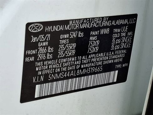 Used 2021 Hyundai Santa Fe Limited image 28