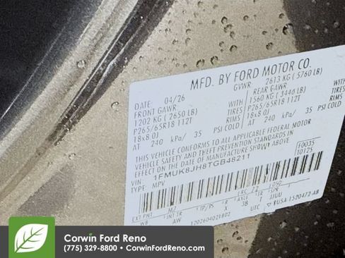 New 2026 Ford Explorer Tremor w/ Tremor Convenience Package AWD/4WD image 35