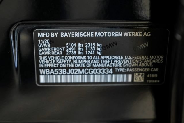 Used 2021 BMW 540i w/ M Sport Package RWD image 57