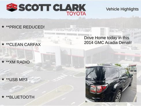 Used 2014 GMC Acadia Denali AWD/4WD image 10