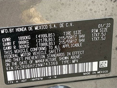 Used 2022 Honda HR-V EX-L image 31