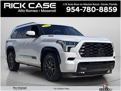 Used 2025 Toyota Sequoia Platinum AWD/4WD image 1