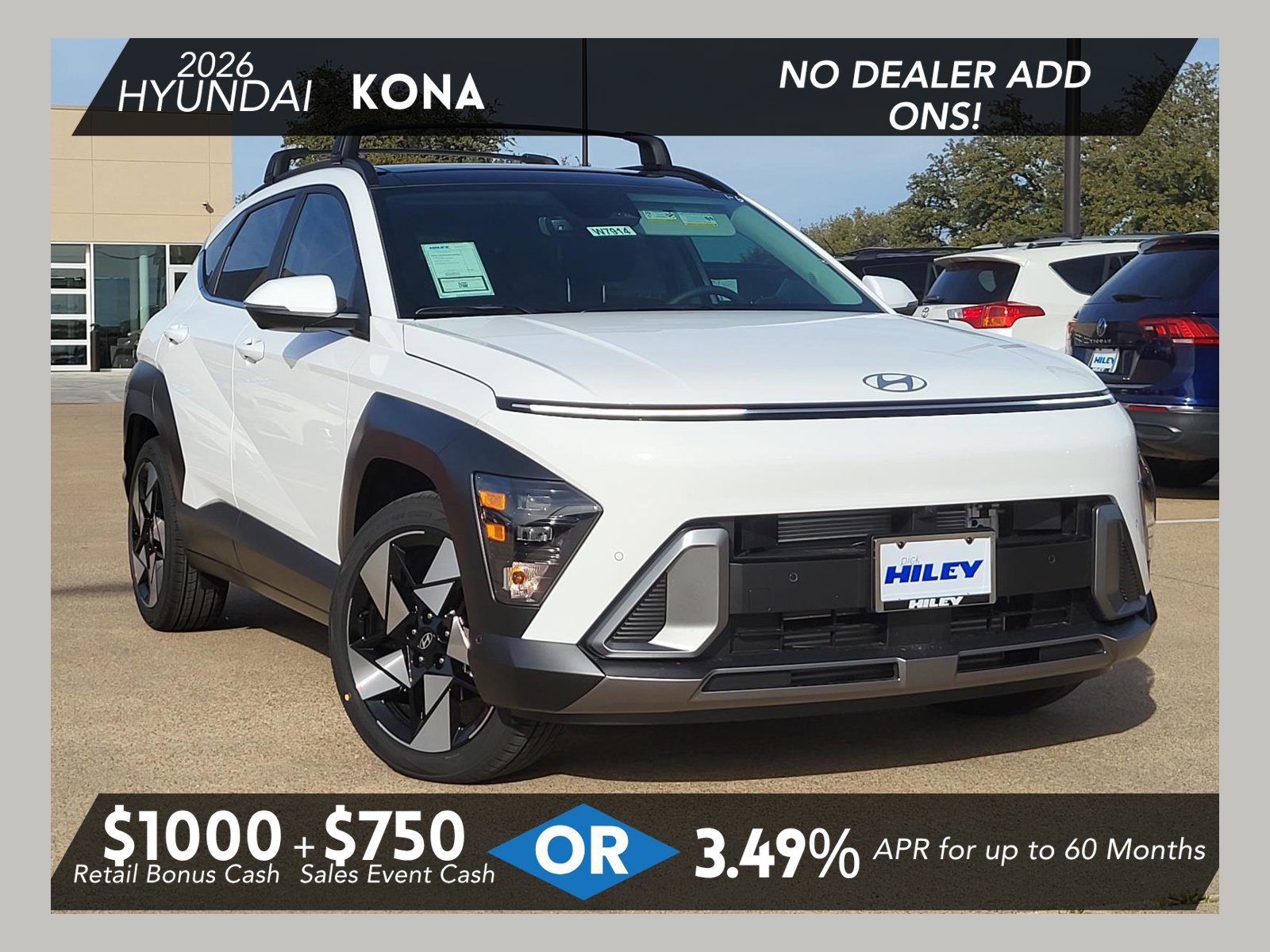 New 2026 Hyundai Kona Limited FWD 360° Tour
