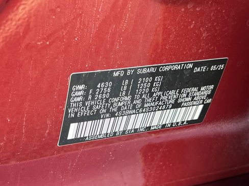 Certified 2025 Subaru Legacy Premium w/ Popular Package #1 image 34