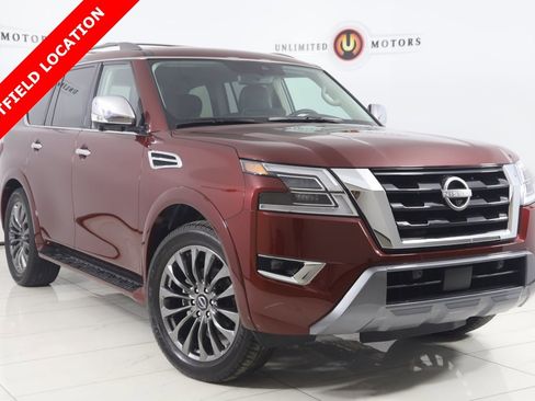 Used 2024 Nissan Armada Platinum w/ Captain's Chairs Package image 1