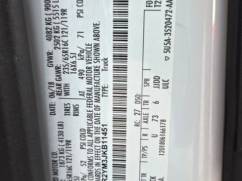 Used 2018 Ford Transit 250 148 Low Roof image 18