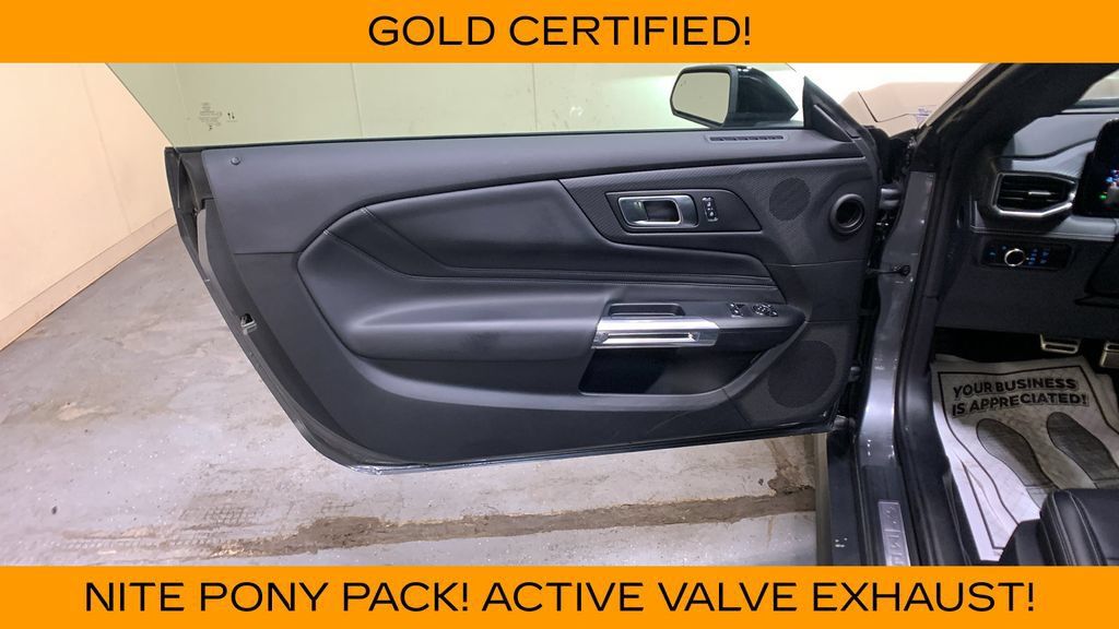 Certified 2025 Ford Mustang GT Premium w/ Mustang Nite Pony Package RWD image 19
