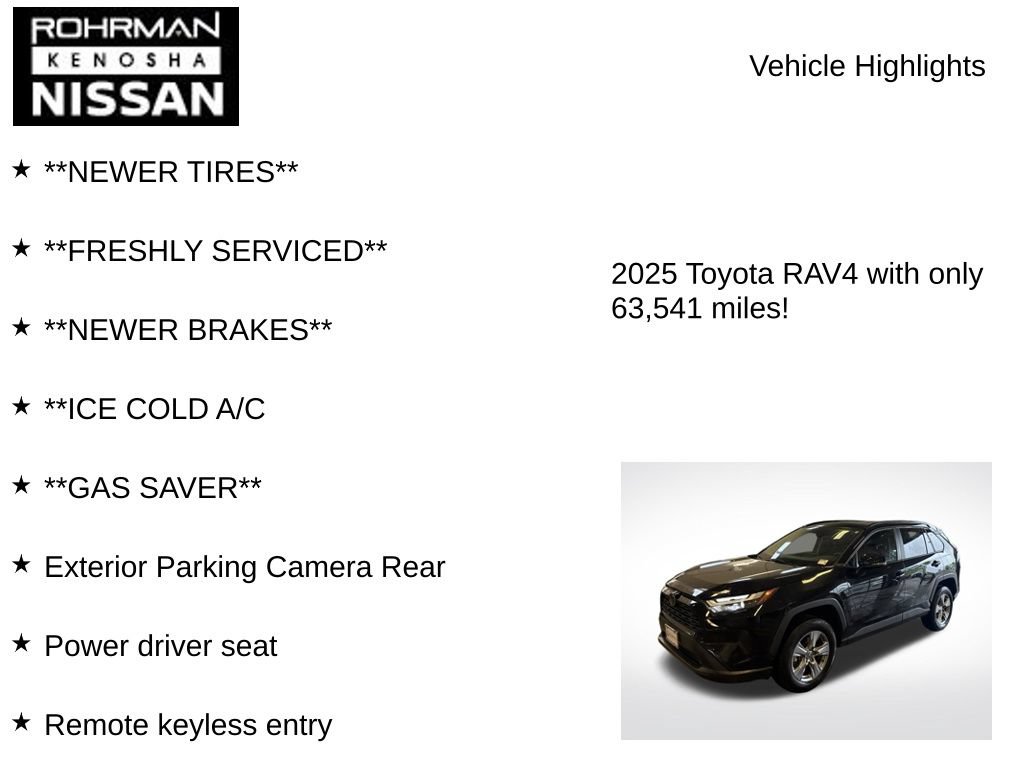 Used 2025 Toyota RAV4 XLE FWD image 7