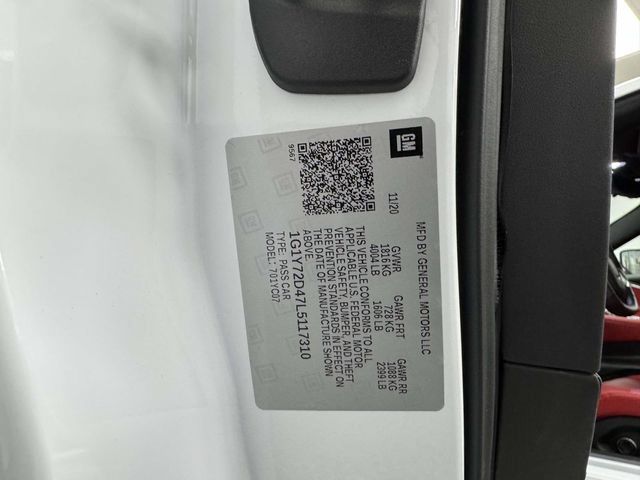 Used 2020 Chevrolet Corvette Stingray Preferred Cpe w/ 2LT Preferred Equipment Group RWD image 23
