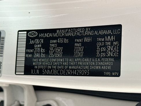 Certified 2024 Hyundai Tucson SEL AWD/4WD image 30