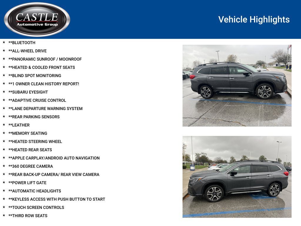 Used 2024 Subaru Ascent Touring AWD/4WD image 3