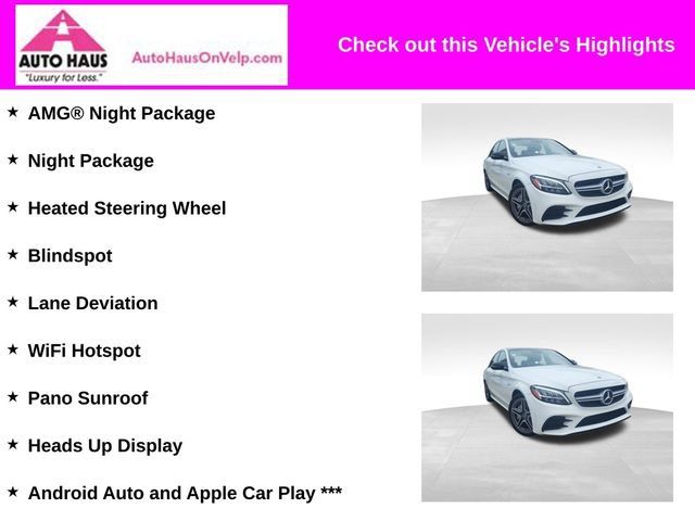 Used 2019 Mercedes-Benz C 43 AMG 4MATIC Sedan image 3