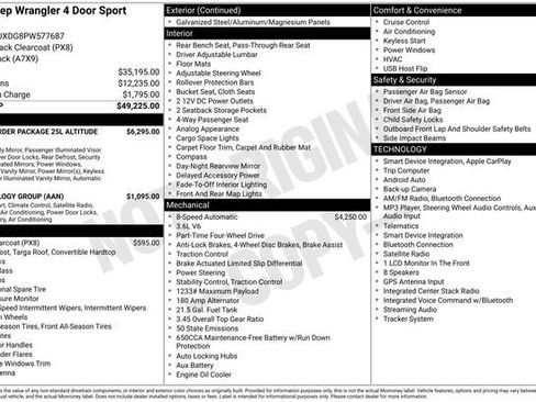 Used 2023 Jeep Wrangler Unlimited Sport AWD/4WD image 28