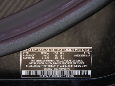 Used 2022 McLaren 765LT RWD image 36
