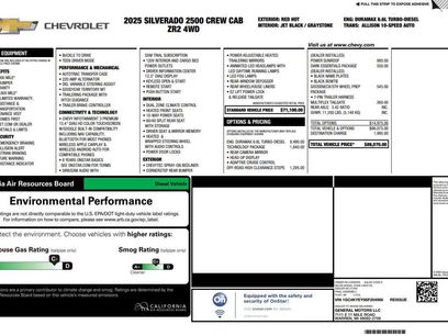 Certified 2025 Chevrolet Silverado 2500 ZR2 w/ Technology Package