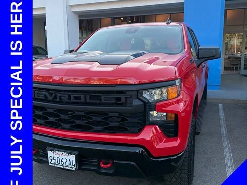 Used 2024 Chevrolet Silverado 1500 Custom Trail Boss w/ LPO, Dark Essentials Package AWD/4WD image 1