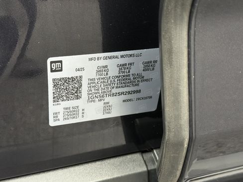 Used 2025 Chevrolet Tahoe High Country w/ Sun And Tow Package AWD/4WD image 37