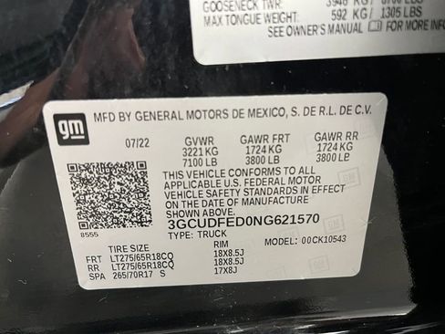 Used 2022 Chevrolet Silverado 1500 LT Trail Boss w/ Convenience Package II AWD/4WD image 29