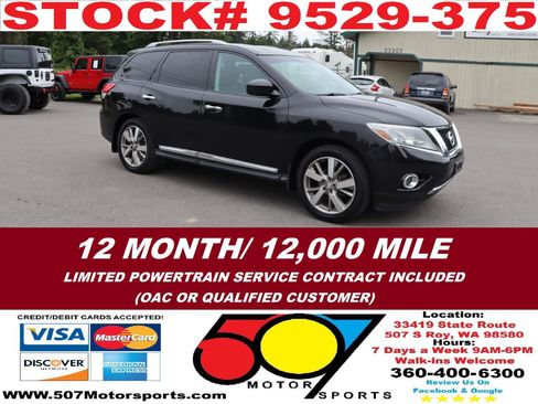 Used 2014 Nissan Pathfinder Platinum FWD image 2