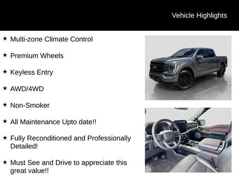 Used 2023 Ford F150 Lariat w/ Equipment Group 502A High image 21