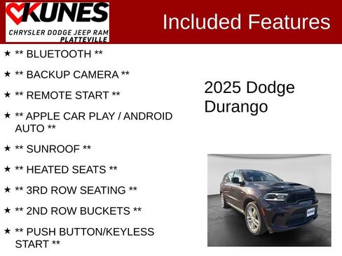 Used 2025 Dodge Durango R/T AWD/4WD image 2