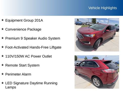 Used 2019 Ford Edge SEL w/ Equipment Group 201A FWD image 5