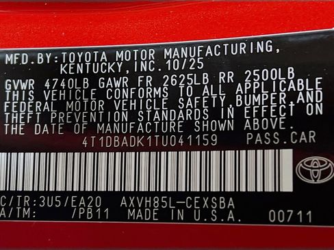 New 2026 Toyota Camry Hybrid AWD/4WD image 25