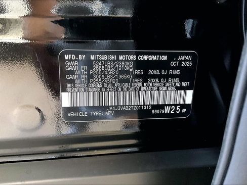 New 2026 Mitsubishi Outlander SE FWD image 13