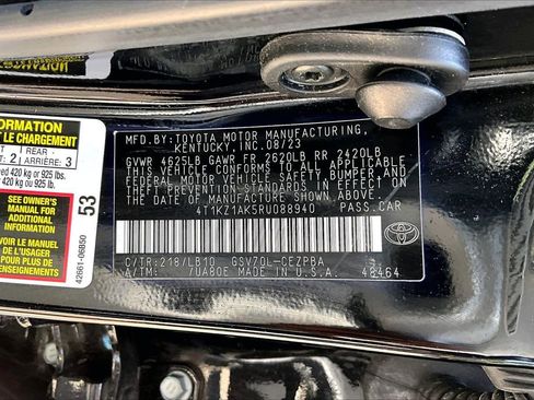 Used 2024 Toyota Camry XSE w/ Navigation Package FWD image 16