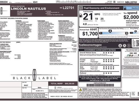 Used 2022 Lincoln Nautilus Black Label image 9