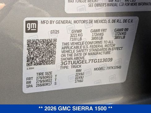 New 2026 GMC Sierra 1500 Denali w/ Denali Reserve Package image 40